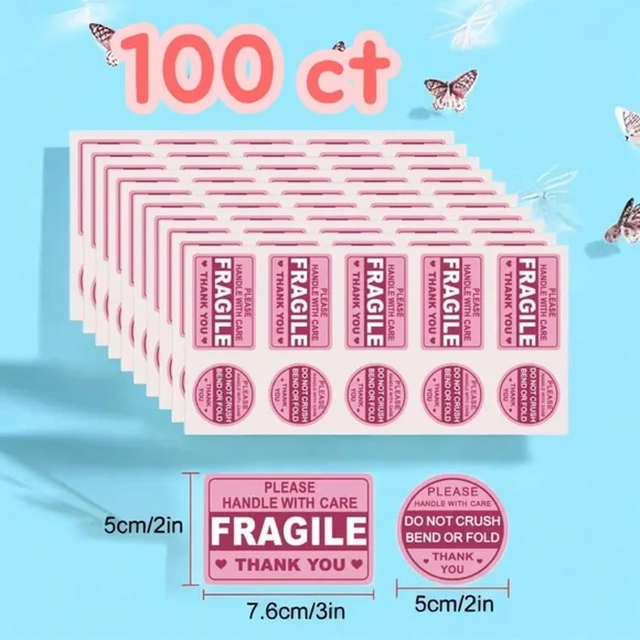 Big set #2 pink bow shipping supplies!🩷 - Picture 4 of 11